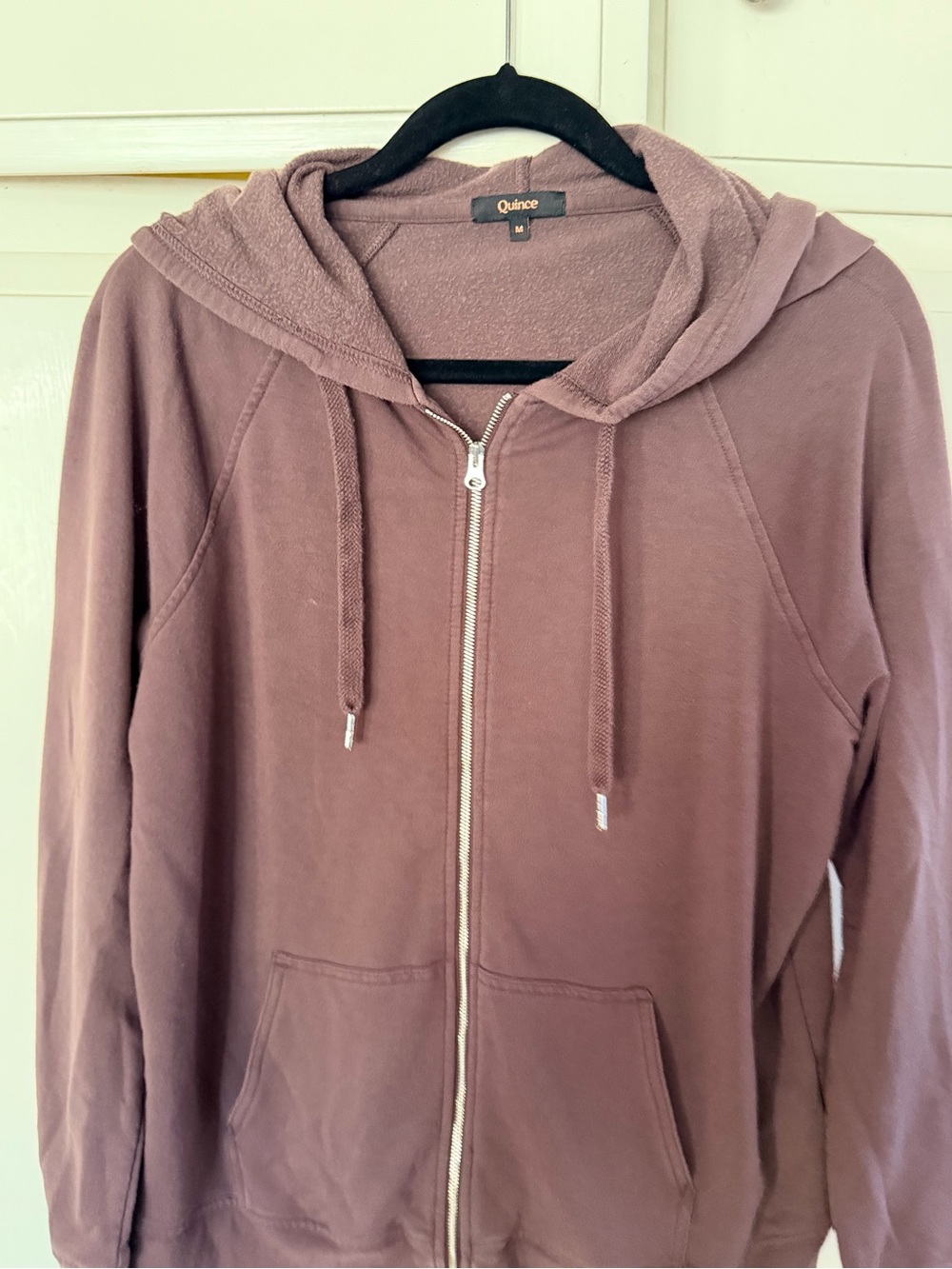Quince Dried Fig super soft Zip-Up Hoodie Jacket